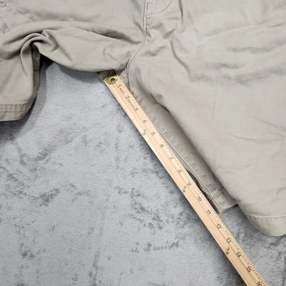 American Eagle mens khaki longboard shorts size 34 excellent used condition - Picture 4 of 9